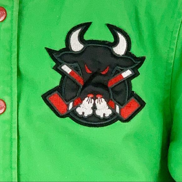 Stall & Dean Bulls Button Down Jacket 7/8 - Picture 5 of 10